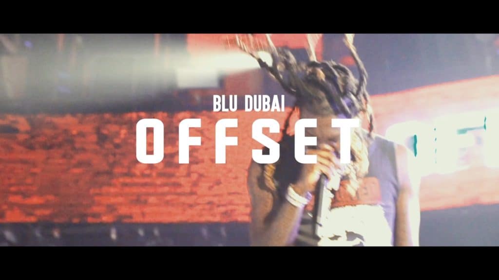 DJ performing at OFFSET BLU CLUB Dubai nightlife scene.
