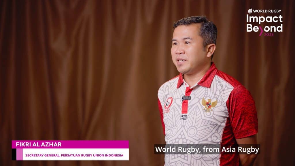 Speaker at World Rugby Impact event during the WORLD RUGBY SUMMIT 2025 DUBAI.